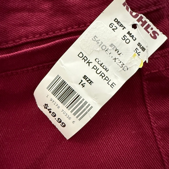 Draper James Deep Red Flare Jeans - Picture 7 of 7